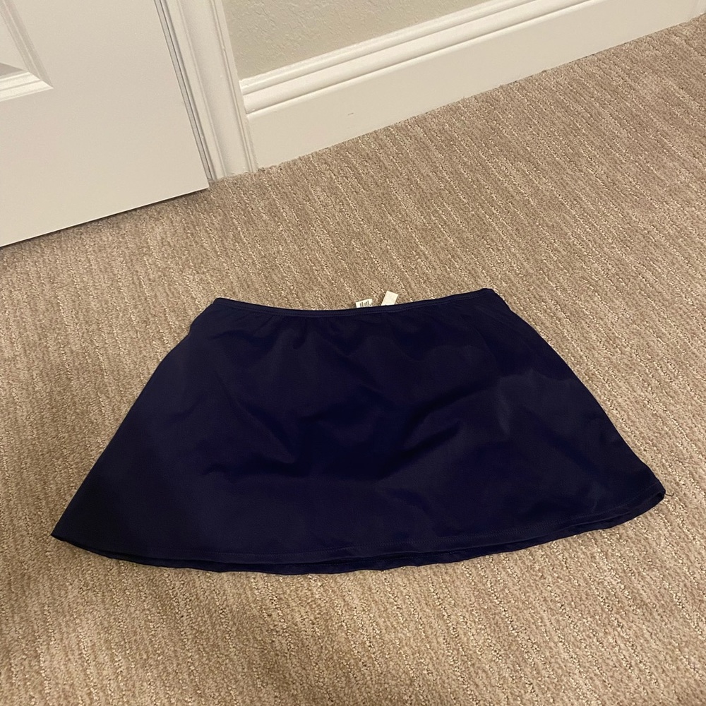 24 & Ocean Navy Skirt Swimsuit Bottoms